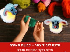 סדנת ליבוד צמר – כבשה מאירה